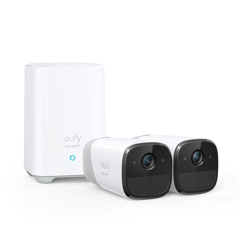 eufy-security-eufycam-2-pro-2k-kit-2-cam-ras-homebase-2 image 1