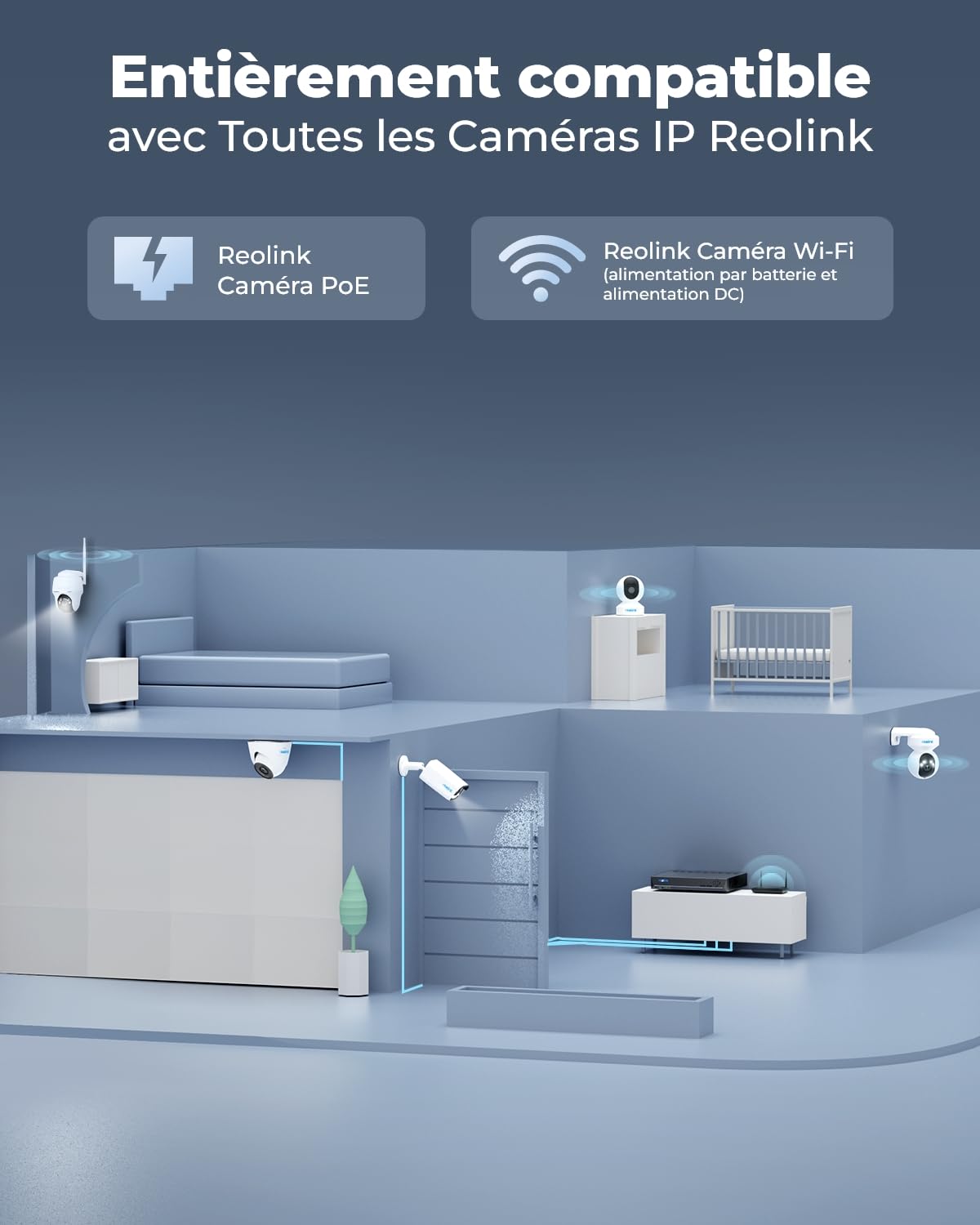 reolink-rln16-410-enregistreur-nvr-poe-16-canaux-4k-avec-disque-dur-4-to-recondi image 3