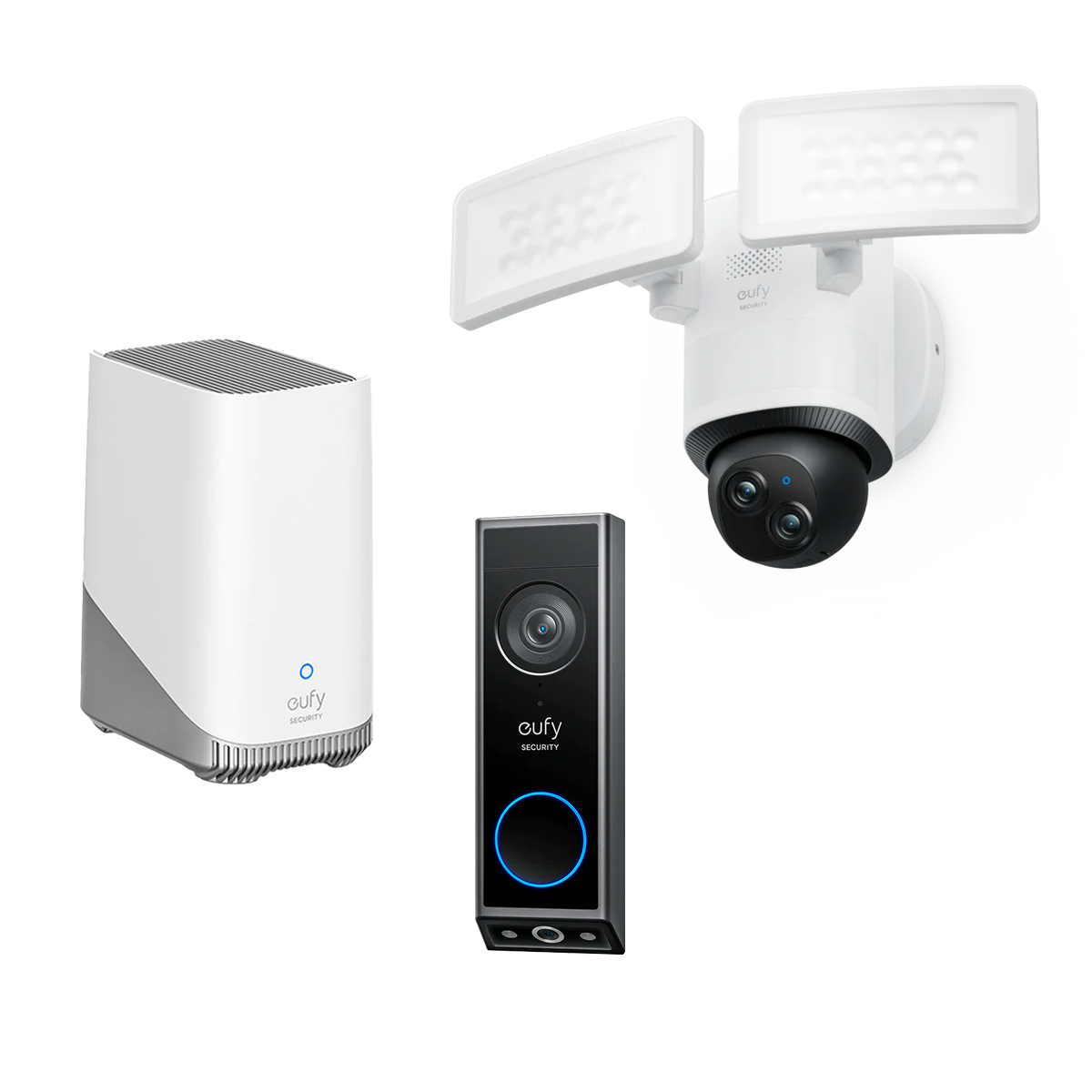 eufy-pack-sonnette-e340-floodlight-cam-e340-homebase-3 image 1
