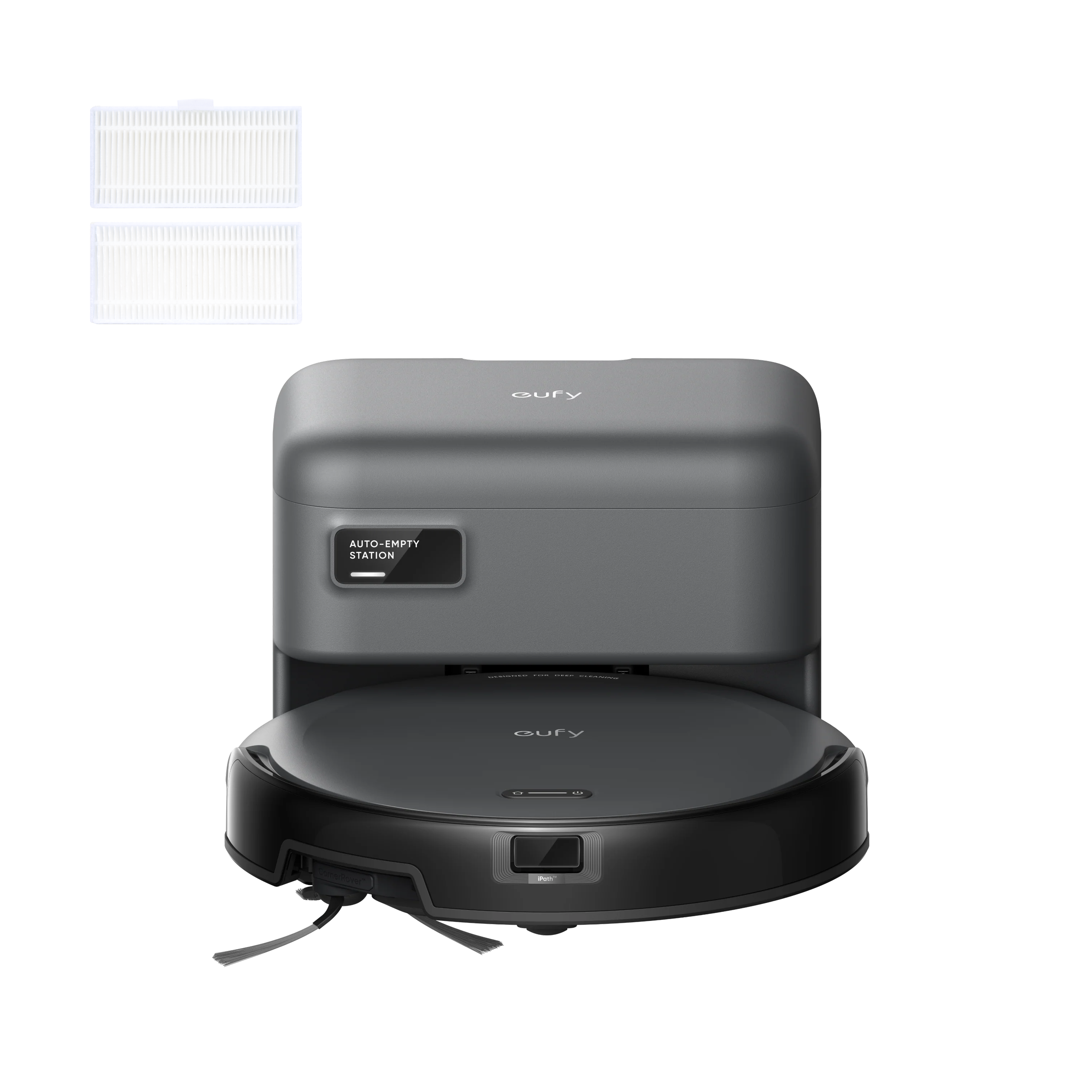eufy-robot-vacuum-c10-avec-station-auto-vidange-2-filtres-lavables image 1