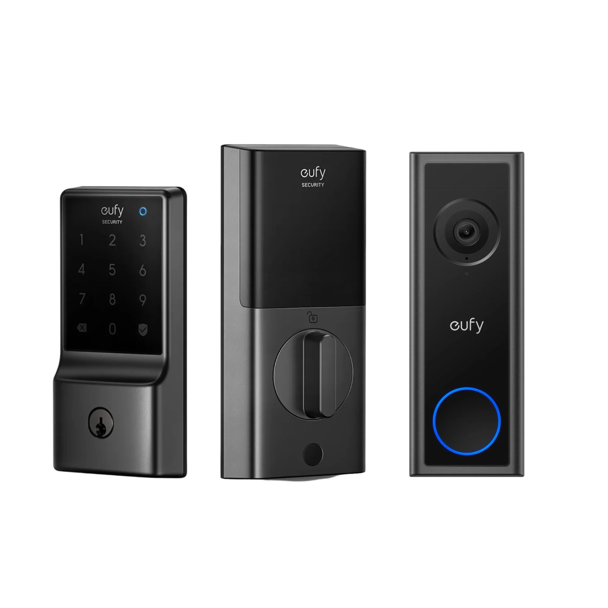 eufy-smart-lock-c210-sonnette-vid-o-c30-2k-pack-entr-e-sans-cl image 1
