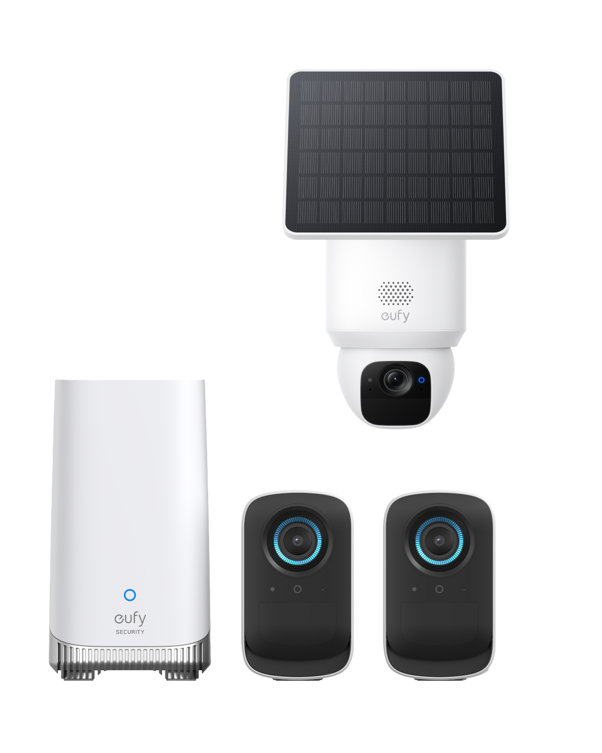 eufy-eufycam-s330-solocam-e30-pack-cam-ras-4k-solaires image 1