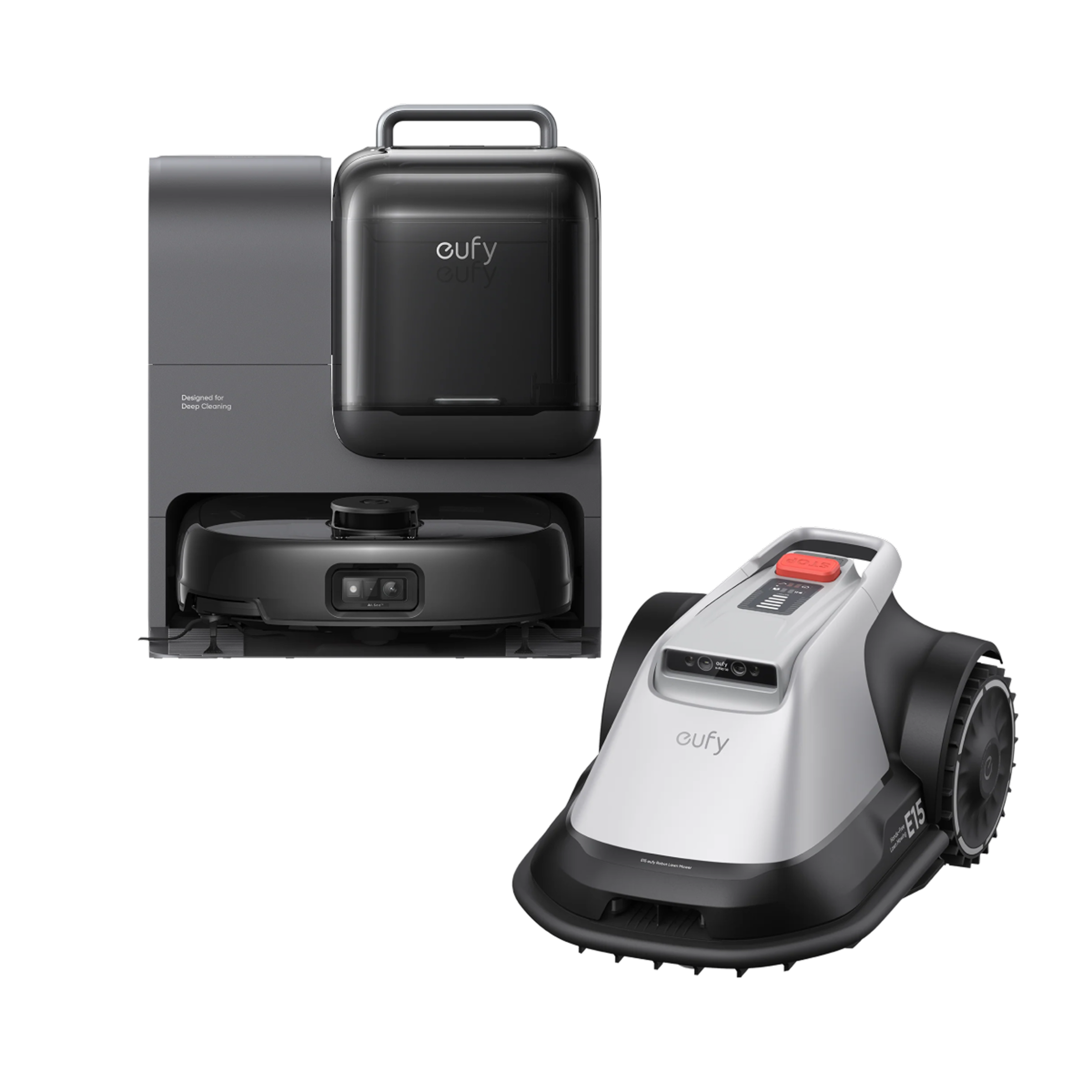 eufy-robot-aspirateur-omni-e28-robot-tondeuse-e15 image 1