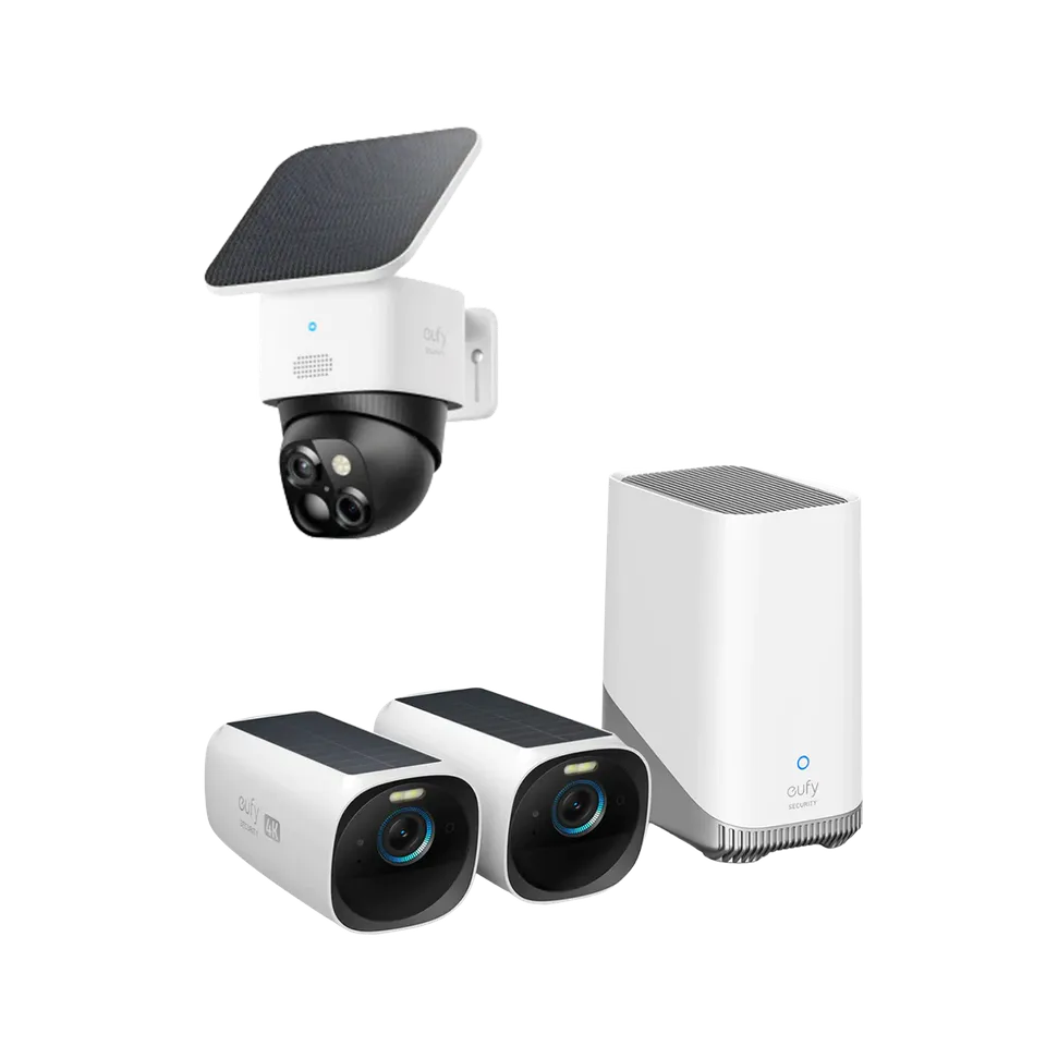 eufy-eufycam-s330-eufycam-3-solocam-s340-kit-cam-ras-de-surveillance-4k-solaire image 1