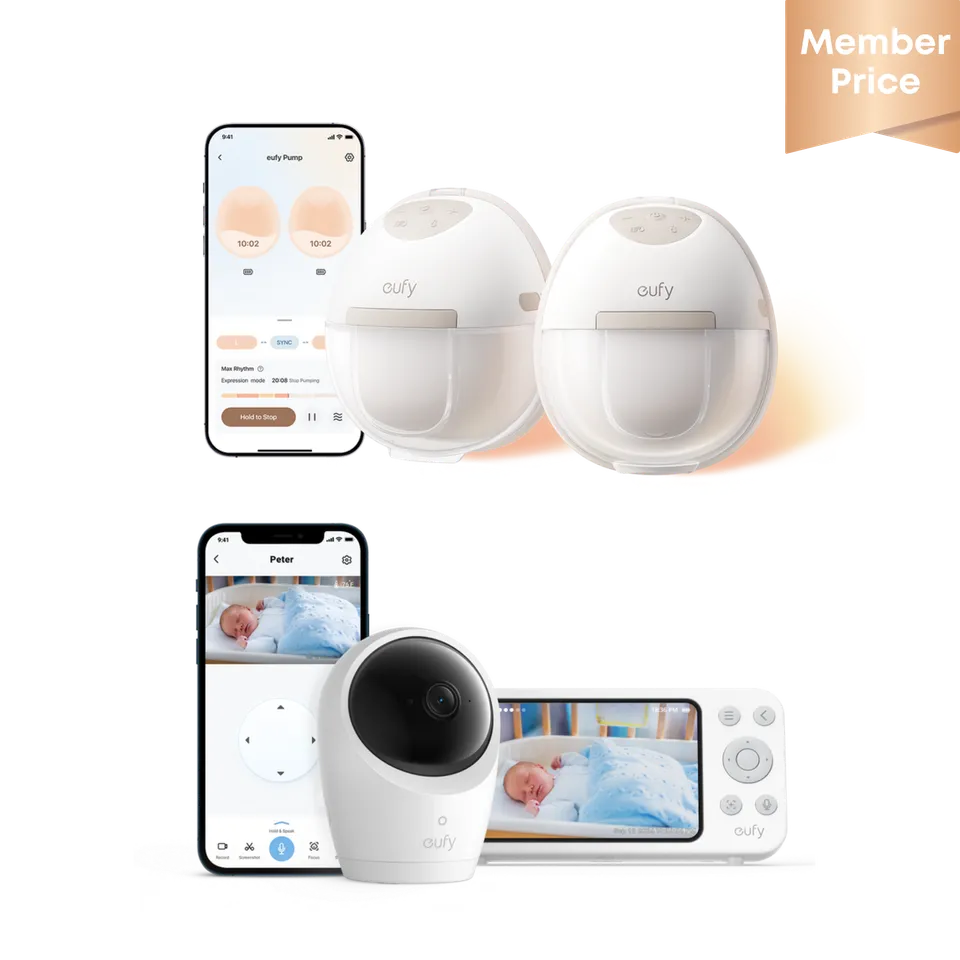 eufy-tire-lait-portable-chauffant-e20-baby-monitor-e20 image 1