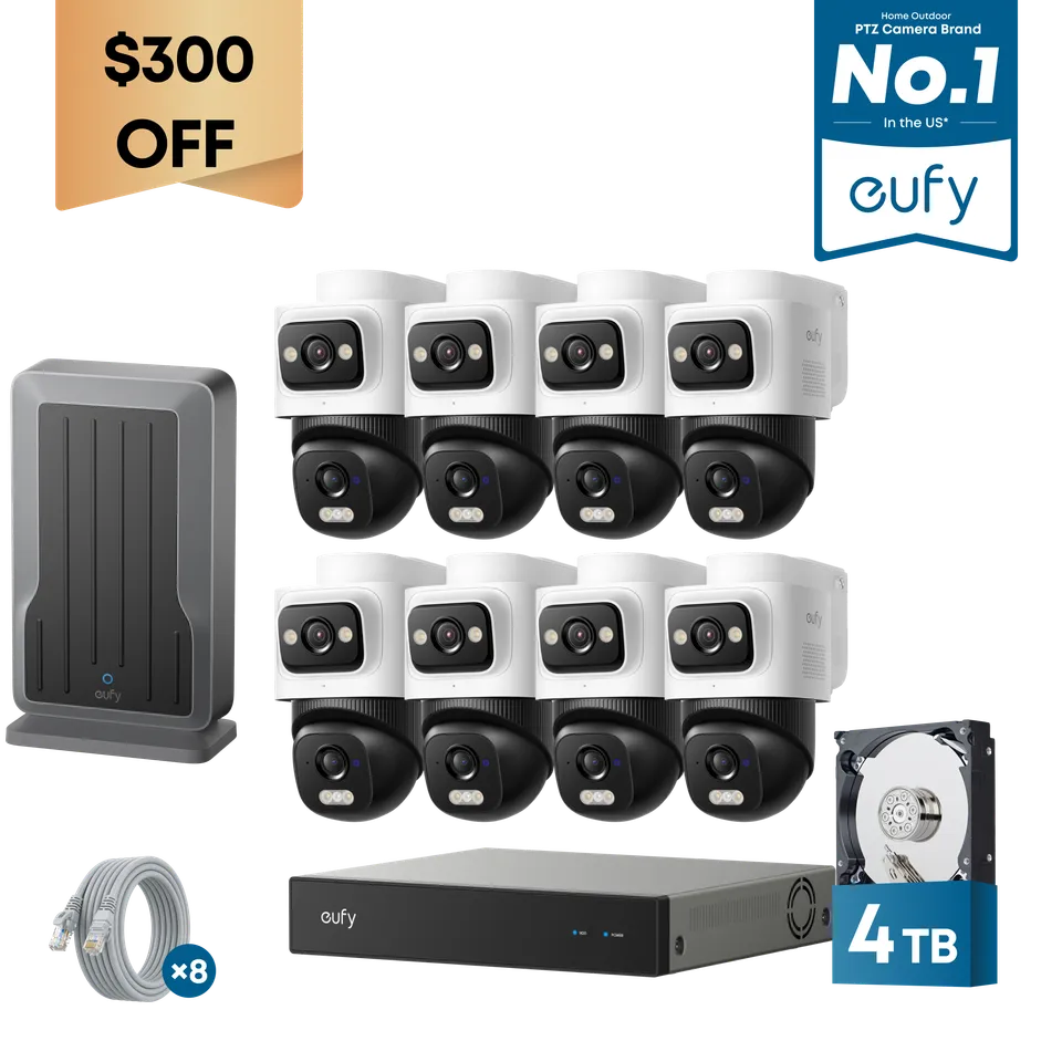 eufy-security-nvr-system-e50-kit-8-cam-ras-4-to-avec-module-wi-fi-nvr image 1