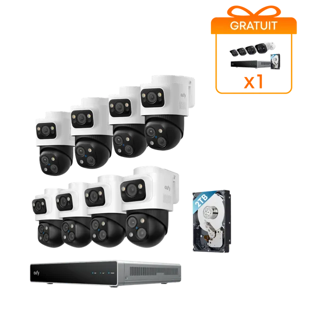 eufy-syst-me-de-s-curit-nvr-poe-s4-max-kit-de-8-cam-ras-bullet-ptz-triple-object image 1