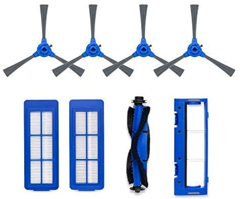 eufy-robovac-kit-de-remplacement-d-accessoires-d-origine-2-filtres-4-brosses-lat image 1