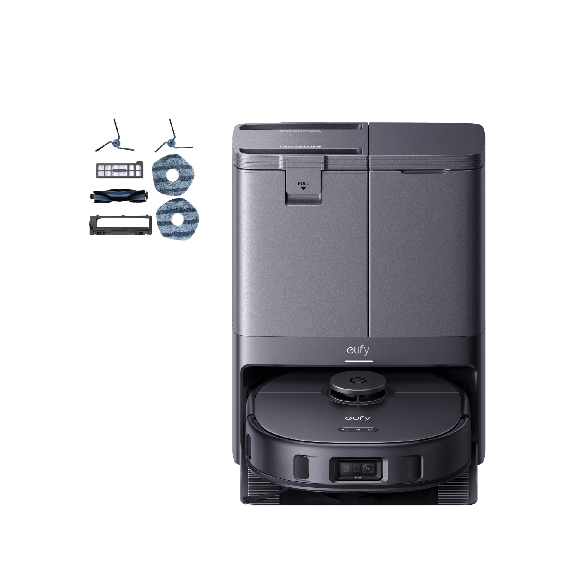 eufy-x10-pro-omni-blanc-robot-aspirateur-laveur-kit-pi-ces-de-rechange image 2