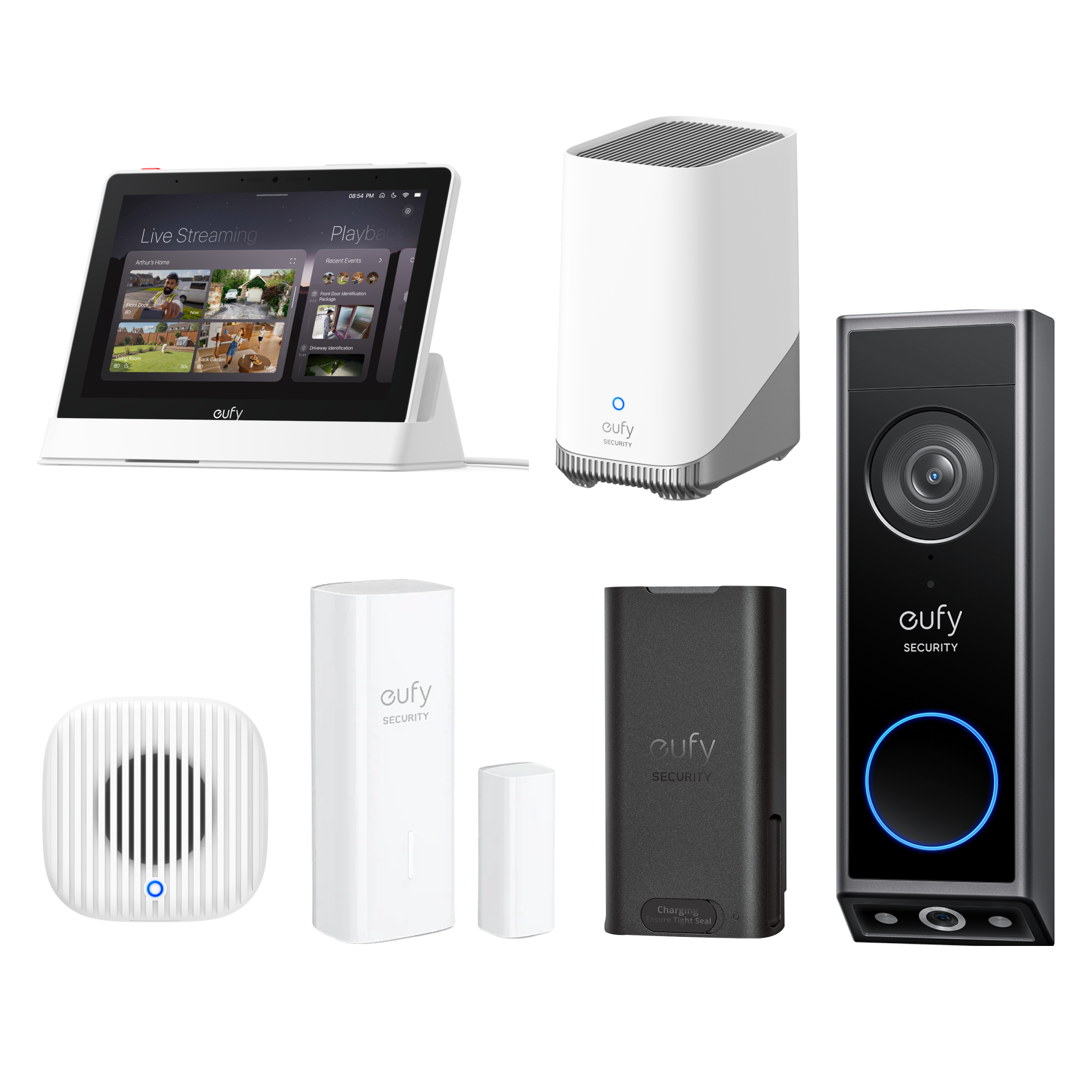 eufy-video-doorbell-e340-ultimate-whole-home-bundle-sonnette-vid-o-homebase-s380 image 1