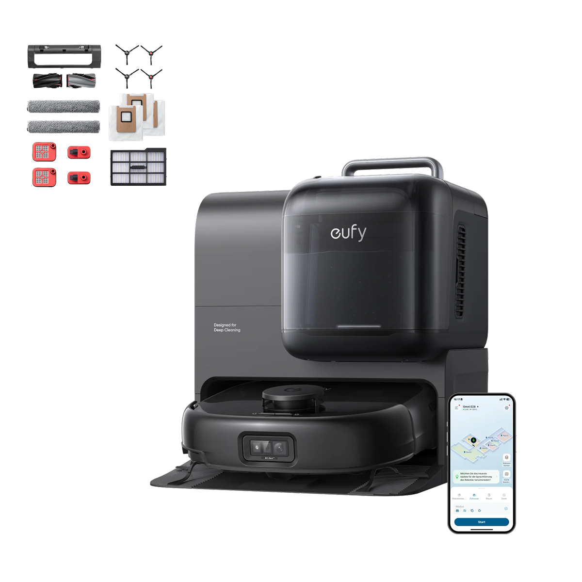 eufy-robot-aspirateur-omni-s1-pro-avec-station-uniclean-10-en-1 image 8