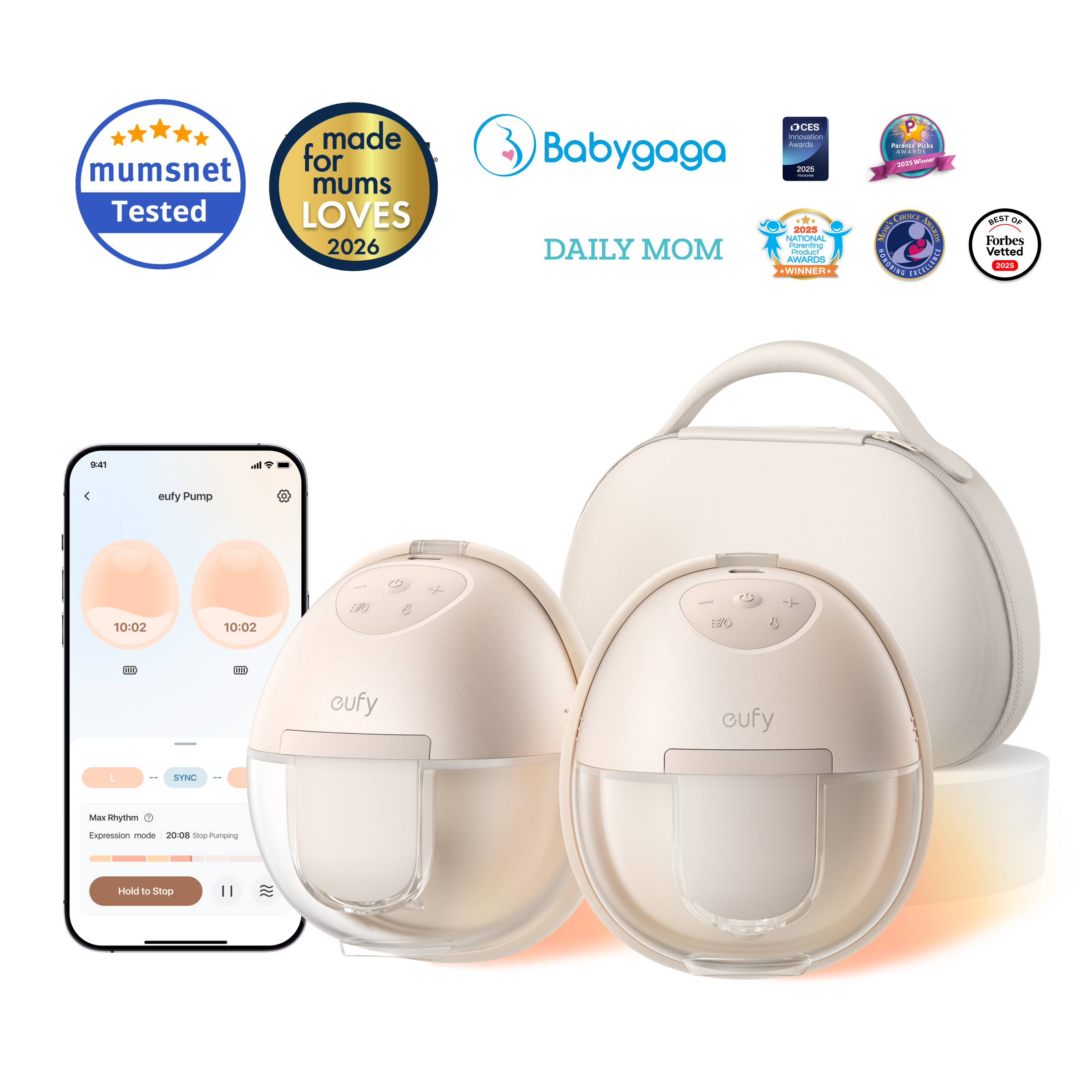 eufy-s1-pro-tire-lait-lectrique-portable-chauffant-avec-bo-tier-de-charge image 2