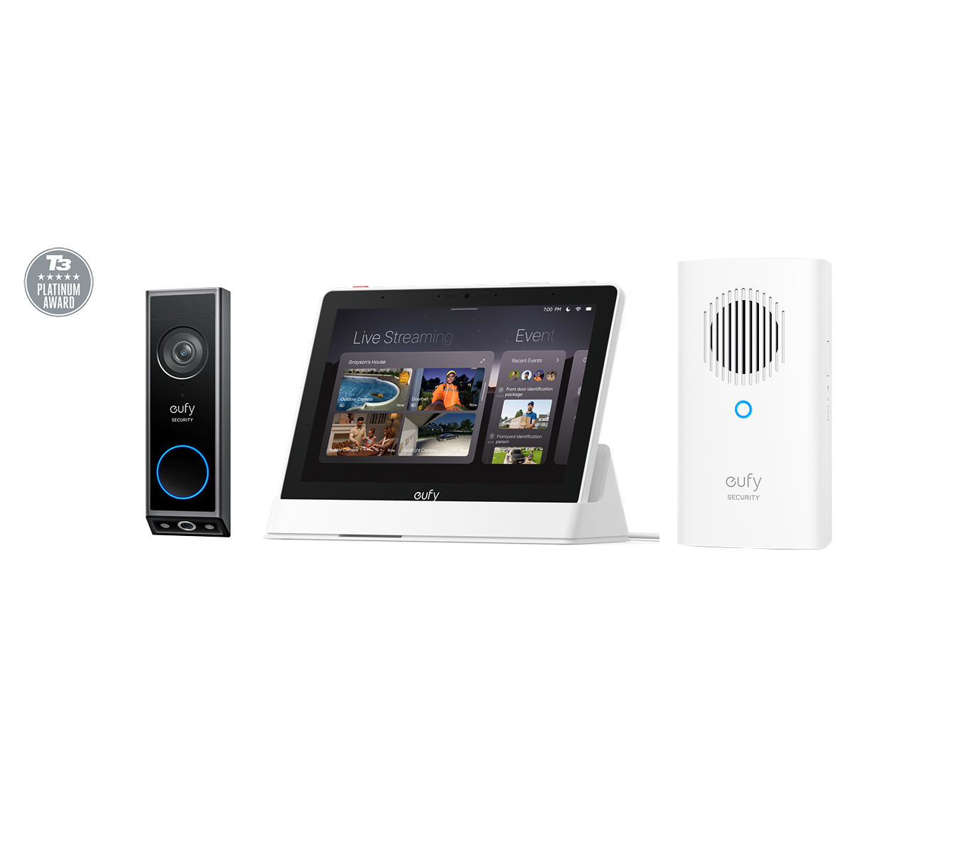 eufy-video-doorbell-e340-avec-add-on-chime-et-smart-display-e10 image 1