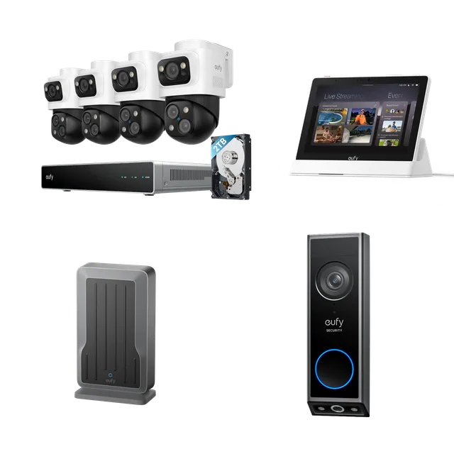 eufy-nvr-security-system-s4-max-smart-display-e10-adaptateur-wi-fi-sonnette-e340 image 1