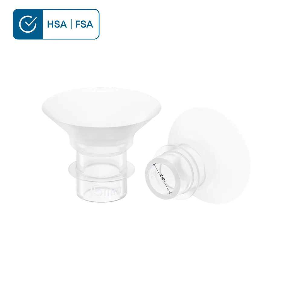 eufy-insert-de-calibrage-15-mm-lot-de-2-pour-tire-lait-portable-e10-e20-s1-s1-pr image 1