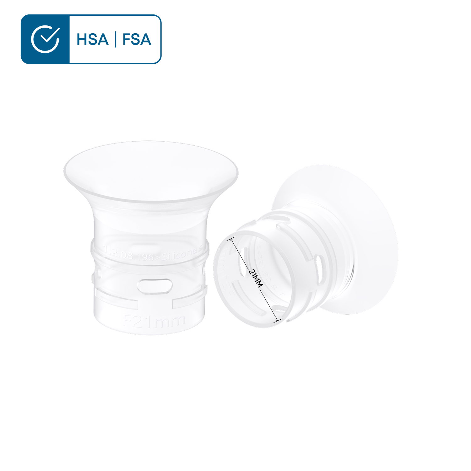 eufy-insert-de-taille-21-mm-accessoire-tire-lait-e10-e20-s1-s1-pro-lot-de-2 image 1