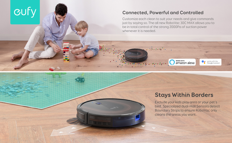 eufy-robovac-30c-max-robot-aspirateur-2000-pa-wi-fi image 8