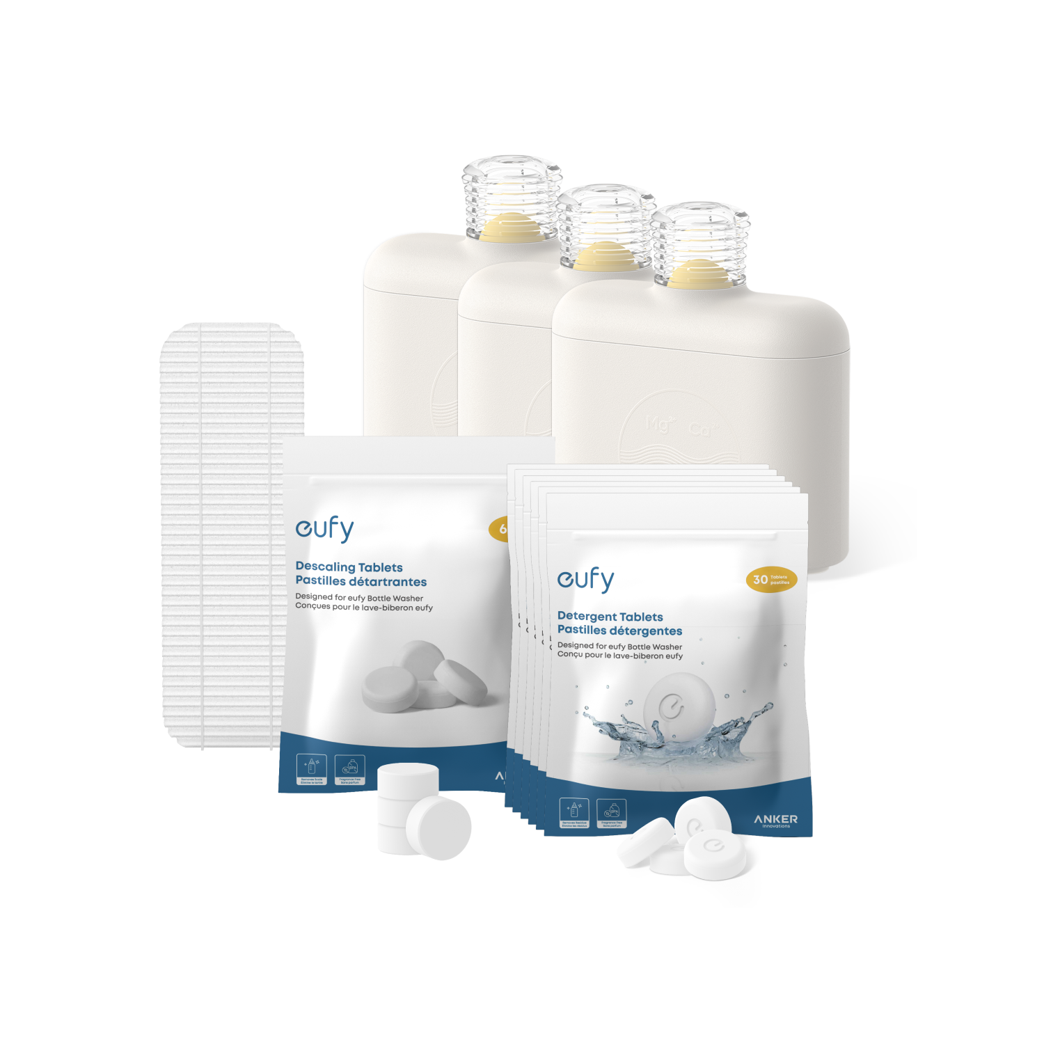 eufy-kit-d-entretien-6-mois-pour-lave-biberons-180-pastilles-filtres image 1