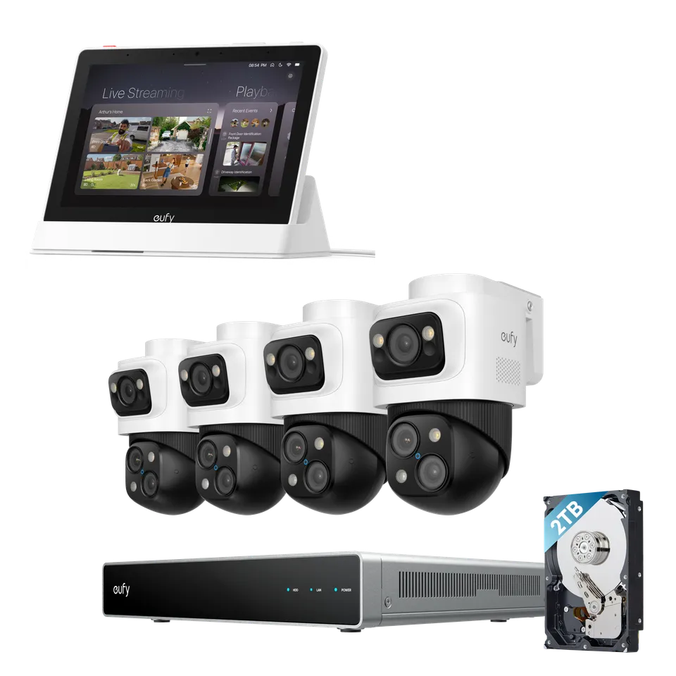 eufy-syst-me-nvr-s4-max-smart-display-e10-64go-kit-vid-osurveillance image 1