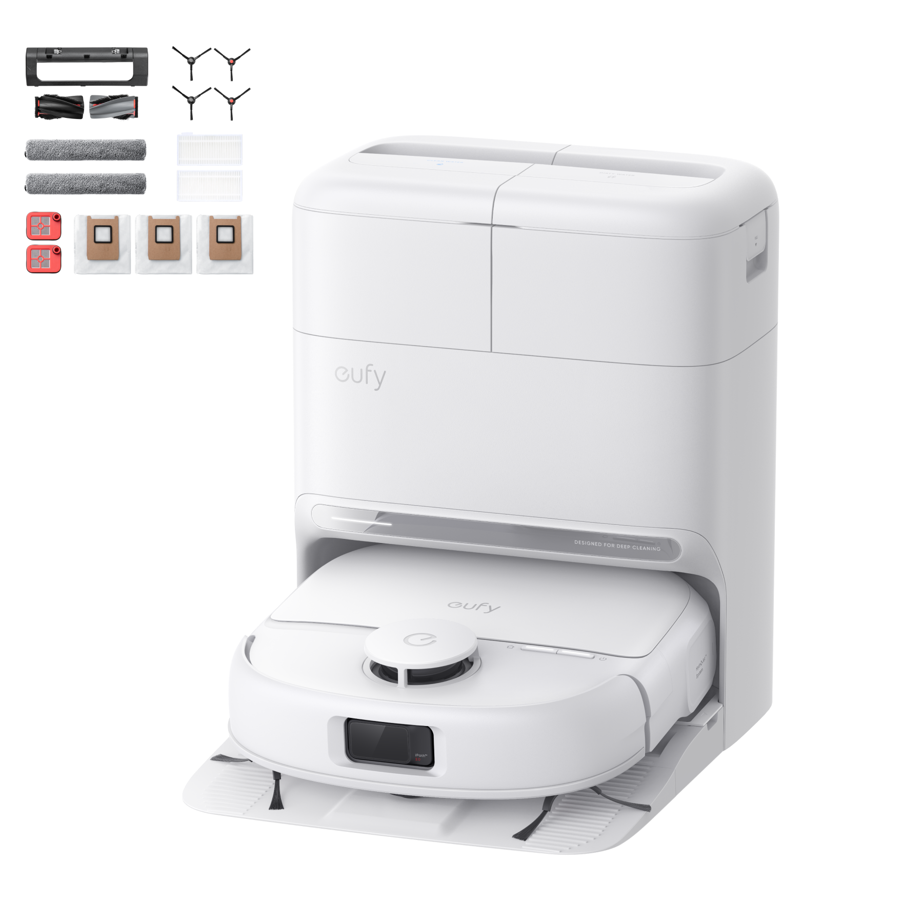 eufy-omni-c28-robot-aspirateur-laveur-blanc-kit-de-remplacement image 2