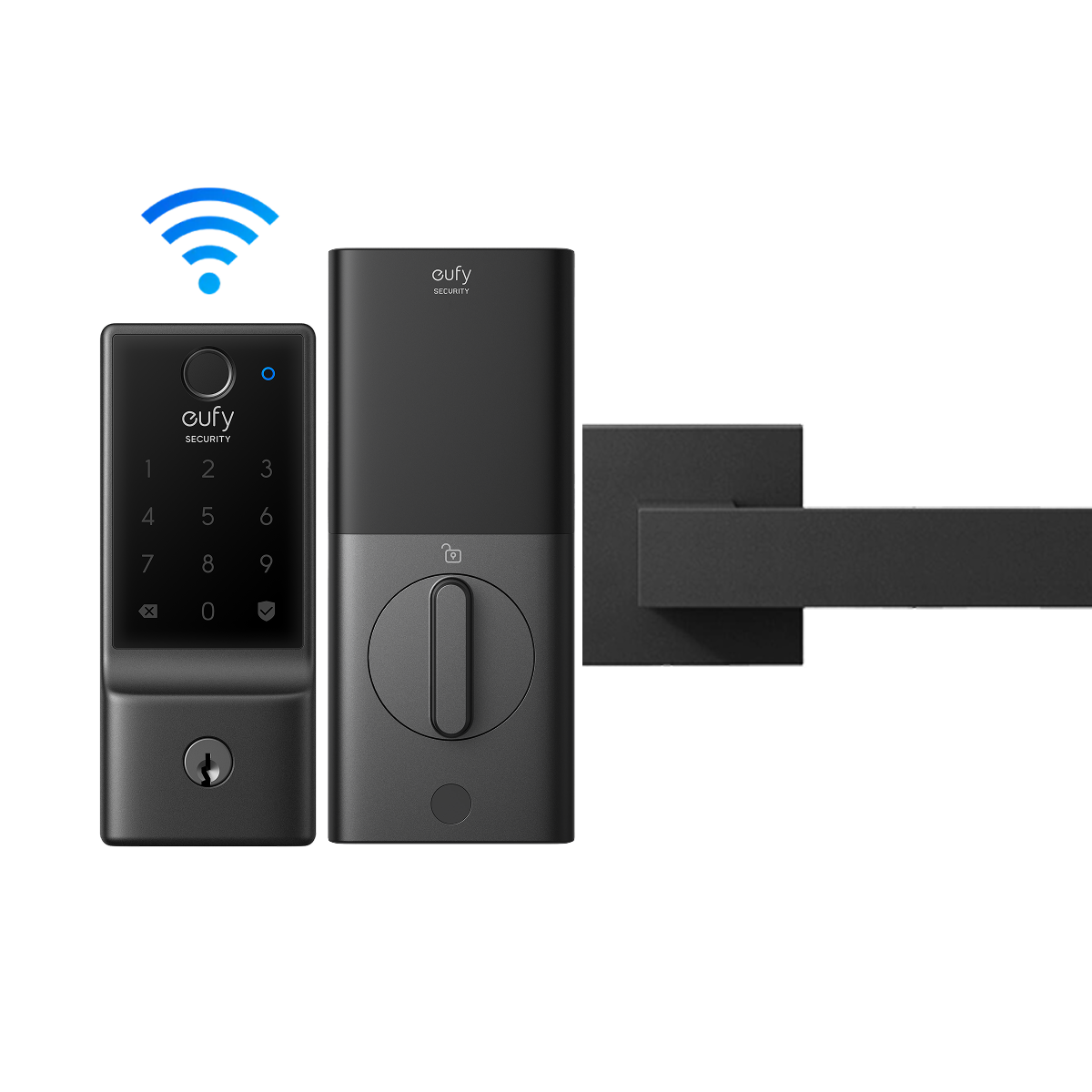 eufy-smart-lock-c220-avec-poign-e-de-porte-serrure-connect-e-biom-trique image 2