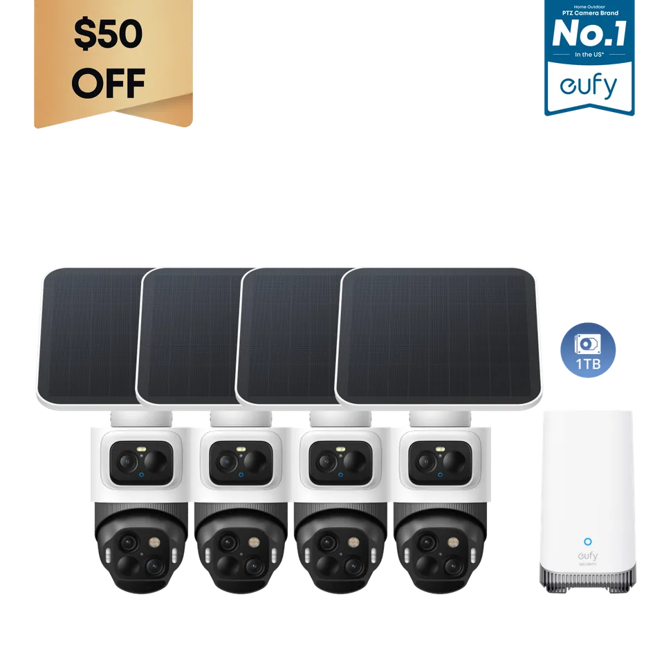 eufycam-s4-kit-4-cam-ras-bullet-ptz-triple-objectif-4k-disque-dur-1-to image 1