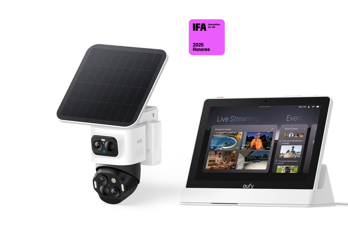 eufy-eufycam-s4-smart-display-cam-ra-bullet-ptz-solaire image 1