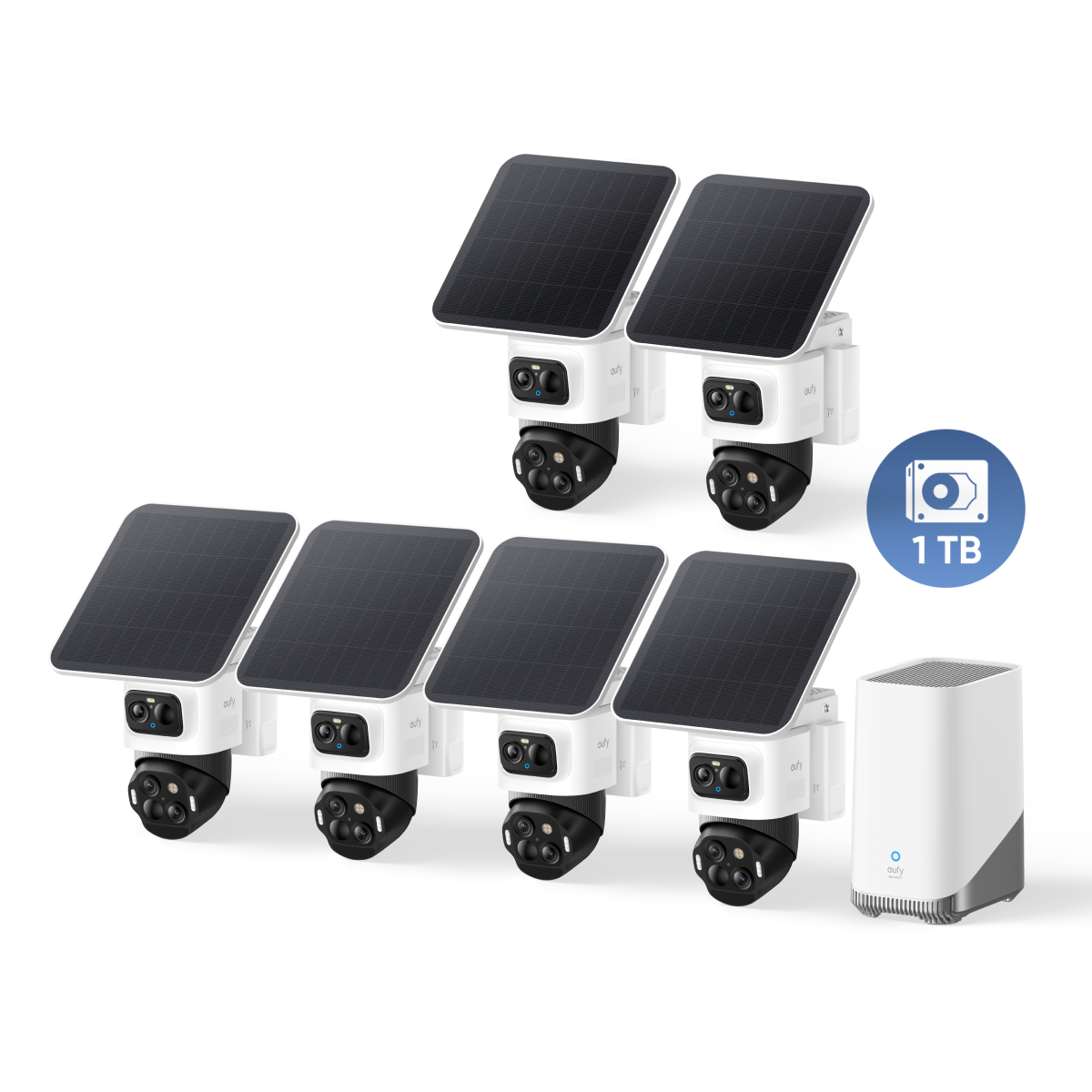 eufy-eufycam-s4-kit-6-cam-ras-homebase-s380-disque-1-to image 1