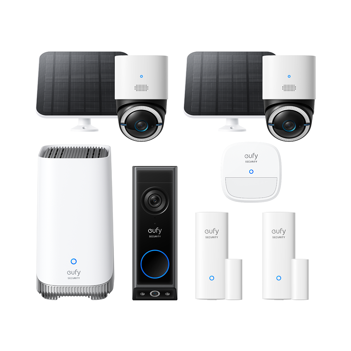 eufy-outdoor-s-delux-bundle-2-cam-ras-4g-lte-cam-s330-4k-homebase-3-visiophone-v image 1