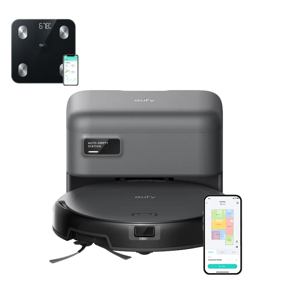 eufy-robot-aspirateur-c10-auto-vidant-balance-connect-e-smart-scale-a1-pack-nett image 1