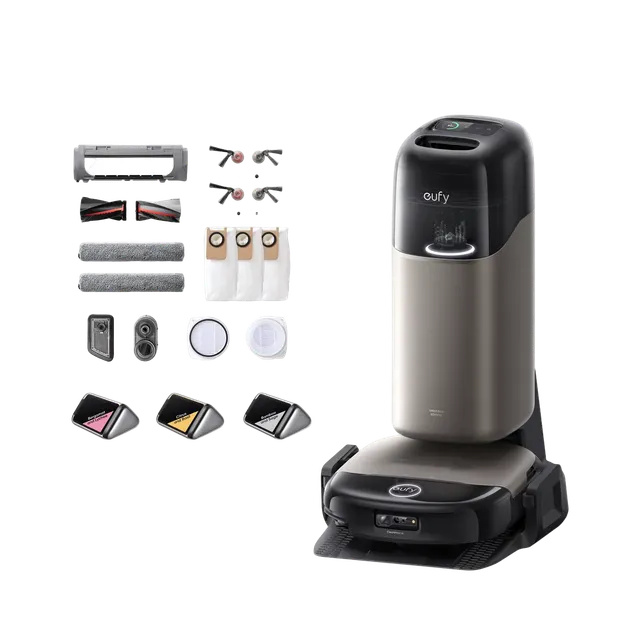 eufy-omni-s2-aspirateur-robot-laveur-avec-kit-de-remplacement-et-recharge-parfum image 1