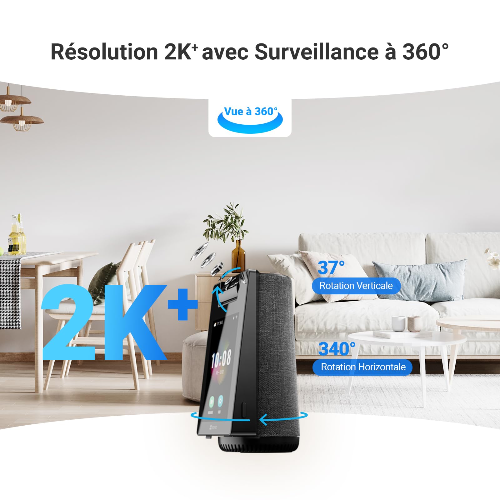 ezviz-s10-cam-ra-int-rieure-wifi-2k-4mp-360-avec-cran-et-appel-vid-o image 3
