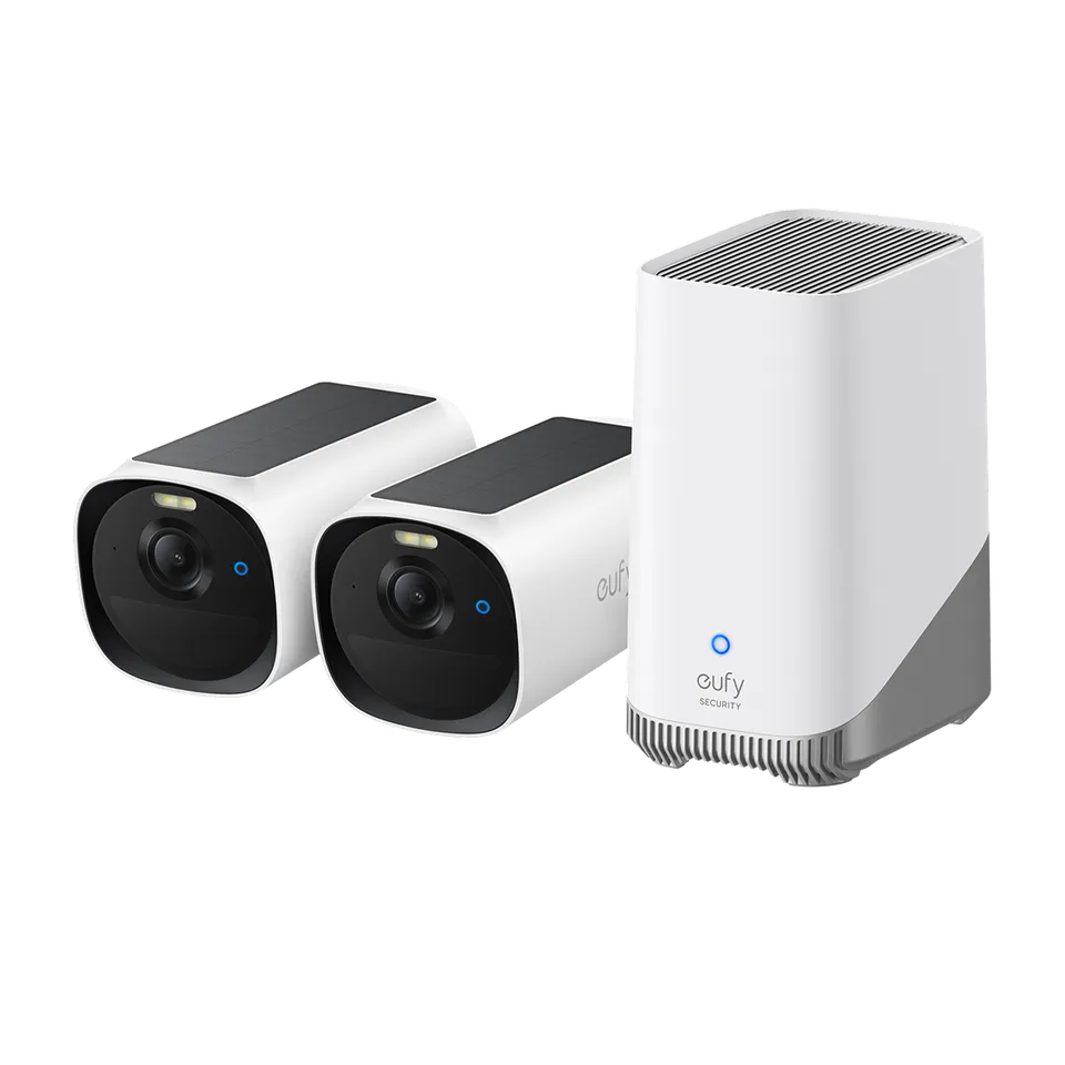 eufy-eufycam-e40-kit-2-cam-ras-homebase-s380-vid-osurveillance-2k-solaire image 1