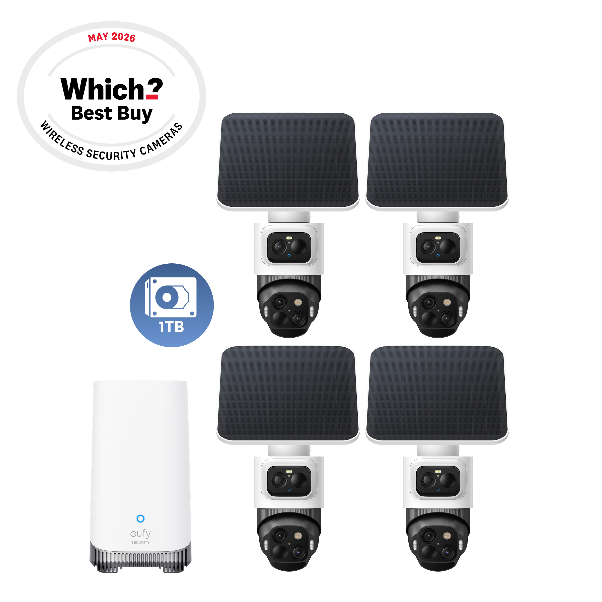 eufy-eufycam-s4-kit-4-cam-ras-disque-dur-1-to image 1
