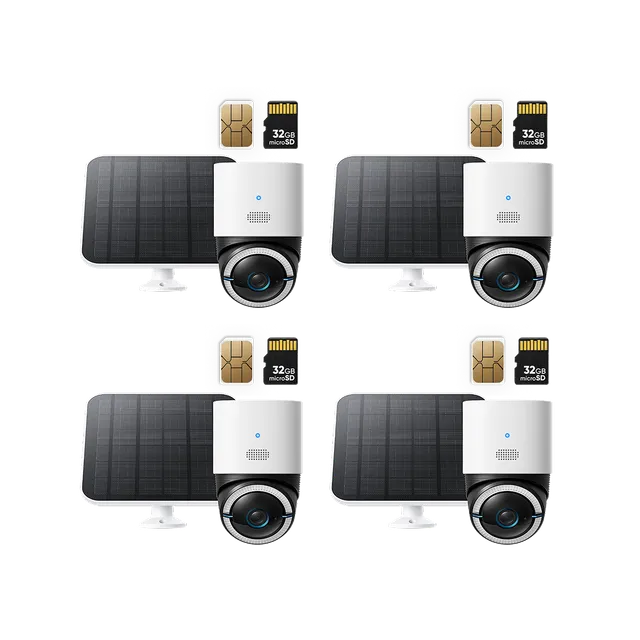 eufy-4g-lte-cam-s330-cam-ra-ext-rieure-solaire-4g-wi-fi-pack-4-cam-ras image 1