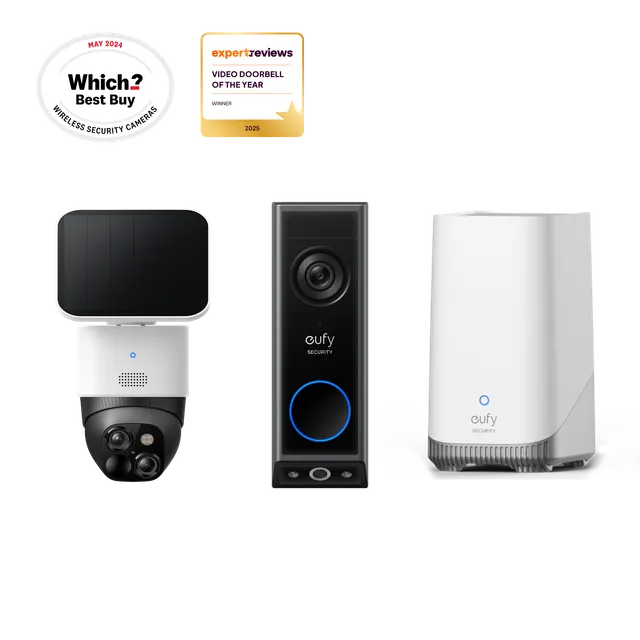 eufy-solocam-s340-sonnette-e340-homebase-s380-pack-s-curit-solaire image 1