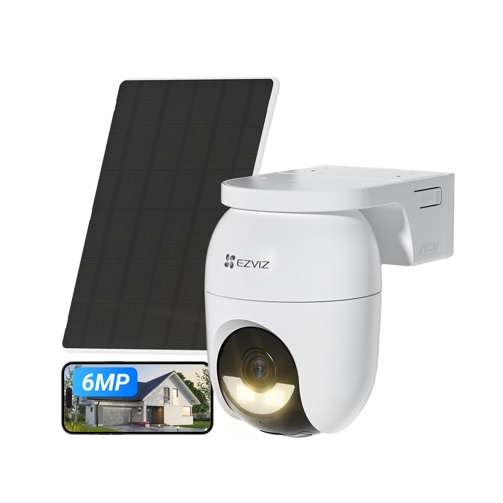 ezviz-cb8-lite-kit-cam-ra-ext-rieure-sans-fil-6mp-solaire-360-avec-suivi-ia image 1