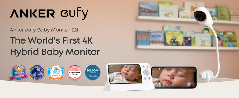 eufy-baby-monitor-e21-babyphone-4k-uhd-pan-330-tilt-60-zoom-8-vision-nocturne image 2