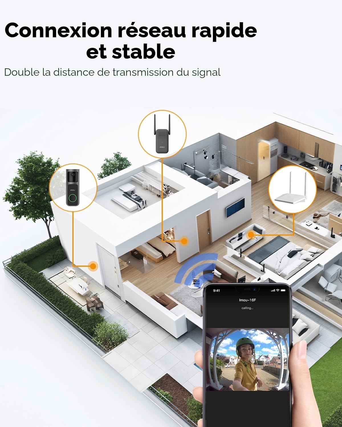 imou-db2s-sonnette-vid-o-2k-3mp-avec-carillon-d-tection-personne-ia-et-cam-ra-pi image 4