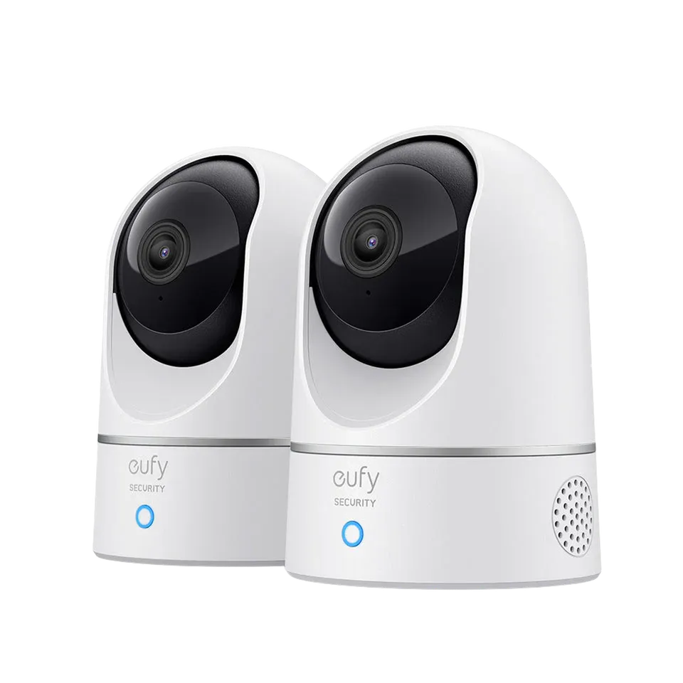 eufy-indoor-cam-e220-pack-2-cam-ras-pan-tilt-cam-ra-int-rieure-connect-e-2k image 1
