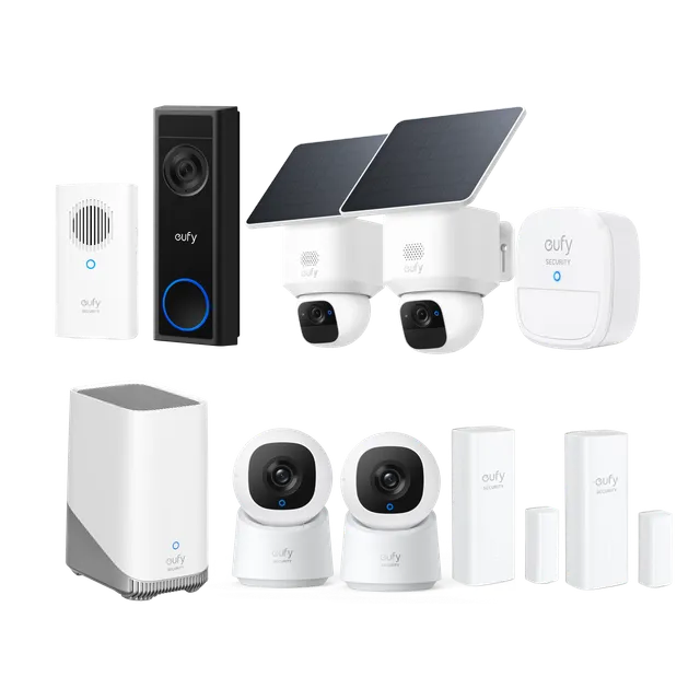 eufy-whole-home-basic-bundle-solocam-e30-sonnette-c31-homebase-s380 image 1