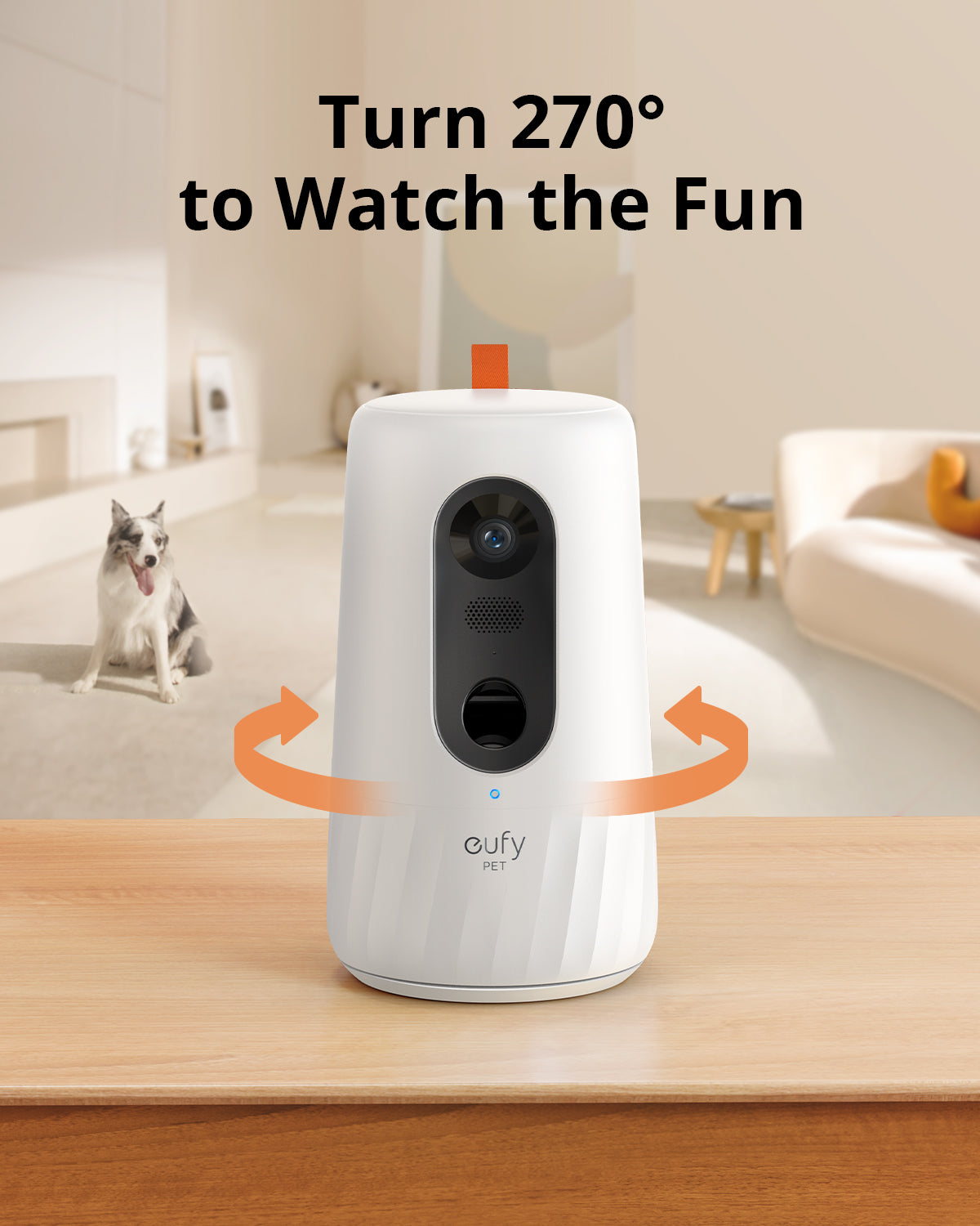 eufy-pet-dog-camera-d605-1080p-avec-distributeur-de-friandises image 2