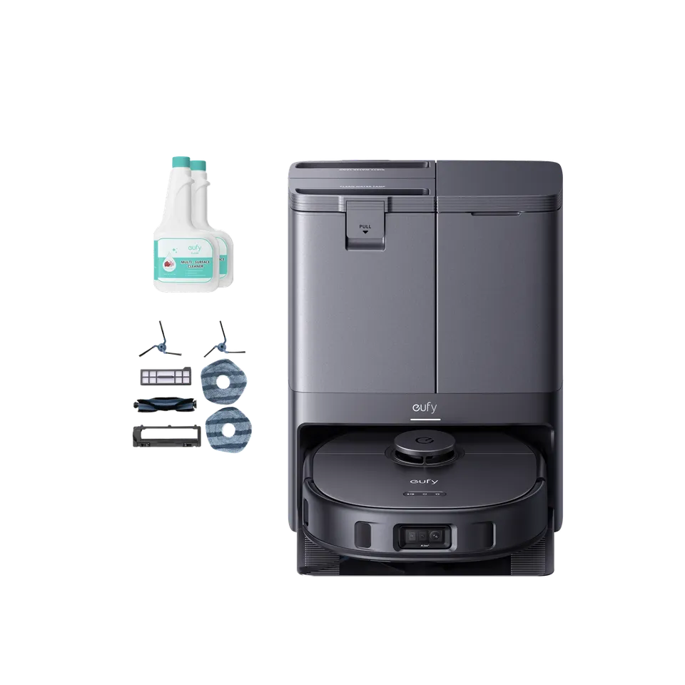 eufy-x10-pro-omni-robot-aspirateur-laveur-8000-pa-2-solutions-kit-entretien image 1