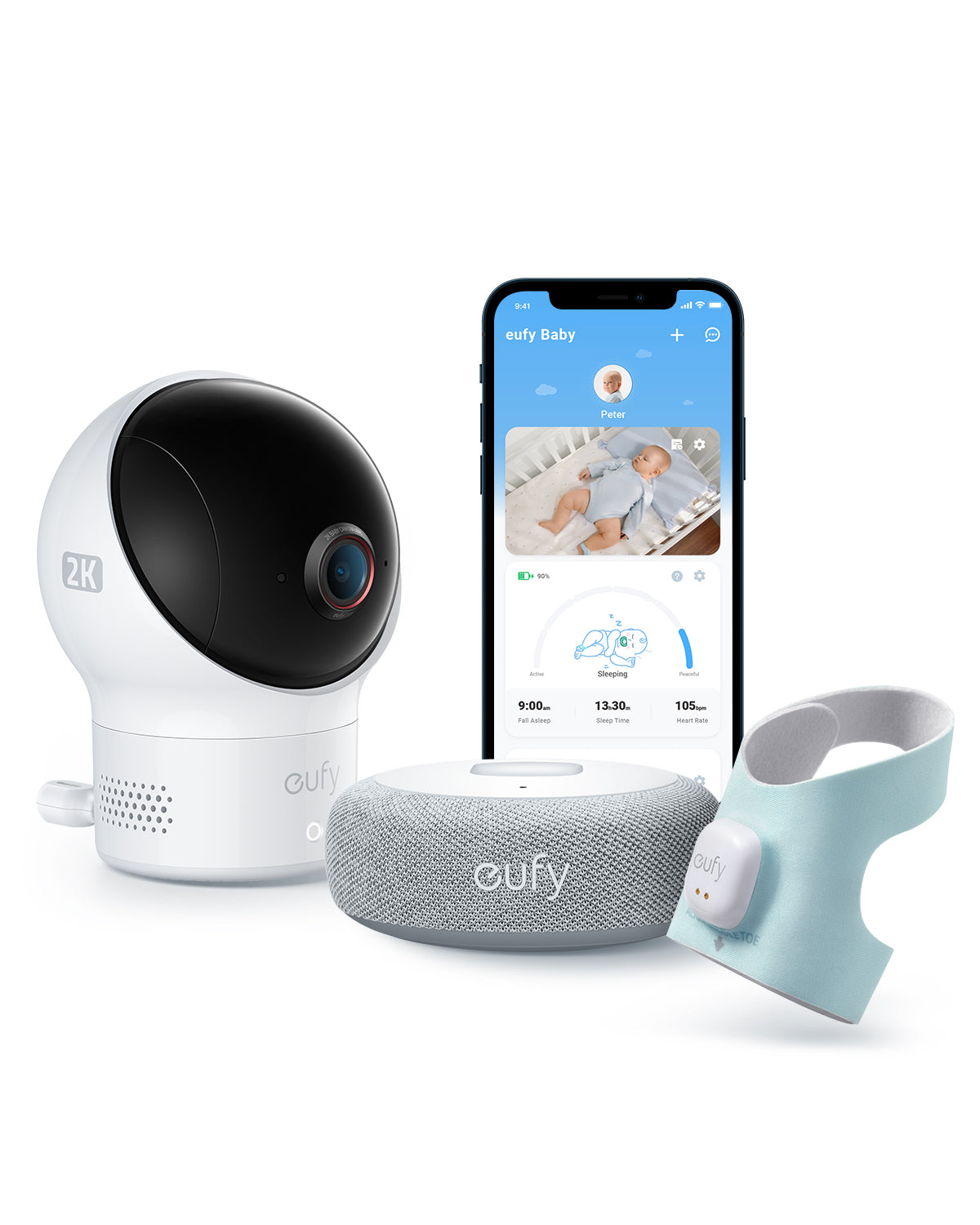 eufy-baby-s340-smart-sock-avec-cam-ra-2k image 2