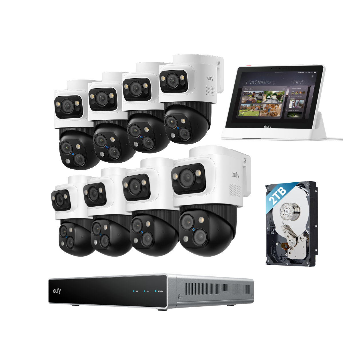 eufy-kit-8-syst-me-s-curit-nvr-poe-s4-max-smart-display-cam-ra-triple-objectif-1 image 1
