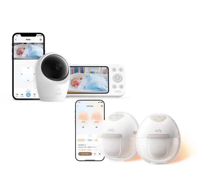 eufy-tire-lait-portable-chauffant-e20-moniteur-b-b-e20-pack-maternit image 1