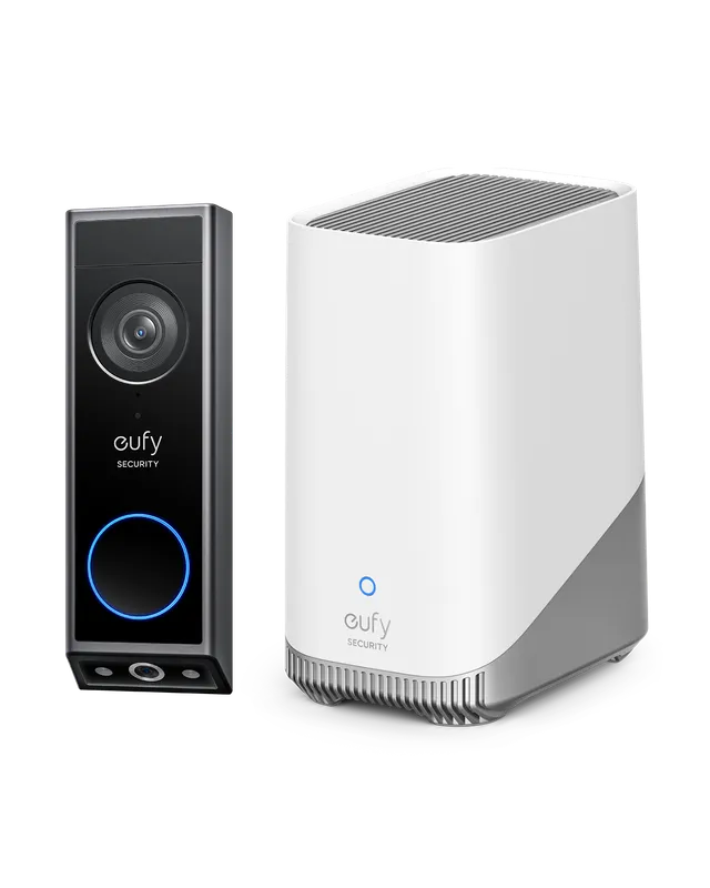 eufy-video-doorbell-e340-homebase-s380-sonnette-vid-o-double-cam-ra image 1