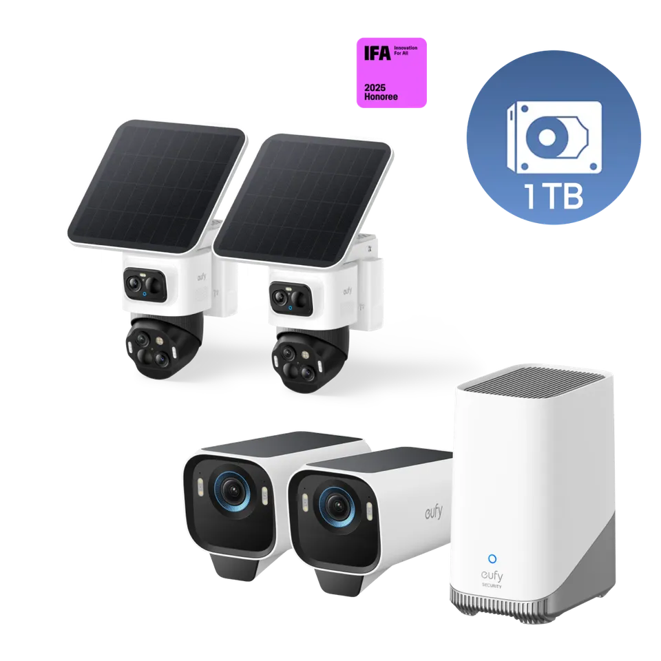 eufy-eufycam-s4-kit-2-cam-ras-homebase-s380-s3-pro-additionnelle-disque-1-to image 1