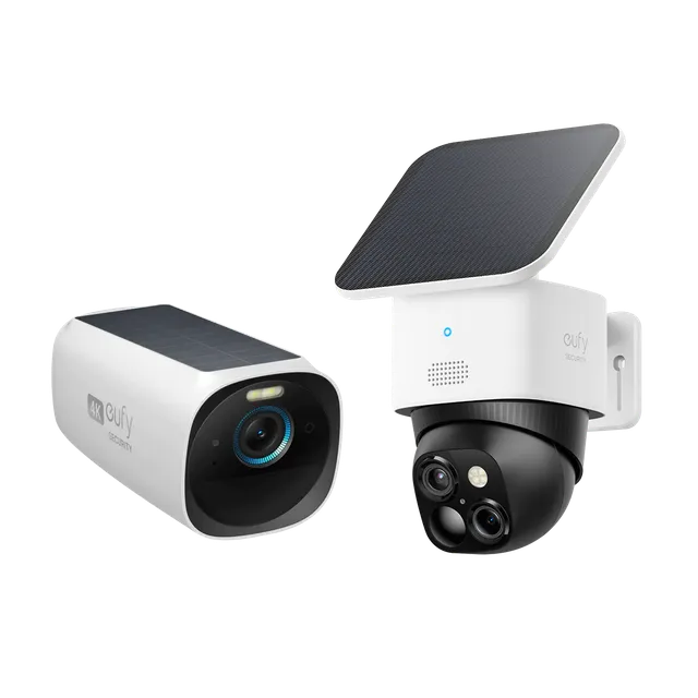 eufy-solocam-s340-eufycam-s330-add-on-cam-ra-surveillance-solaire-3k-360 image 1