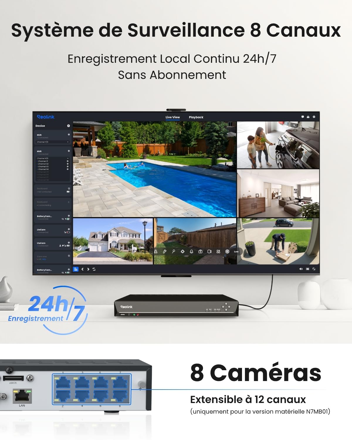 reolink-rlc-823s1-cam-ra-ptz-poe-4k-zoom-optique-5x-nvr-8-canaux-4k-disque-2-to image 7